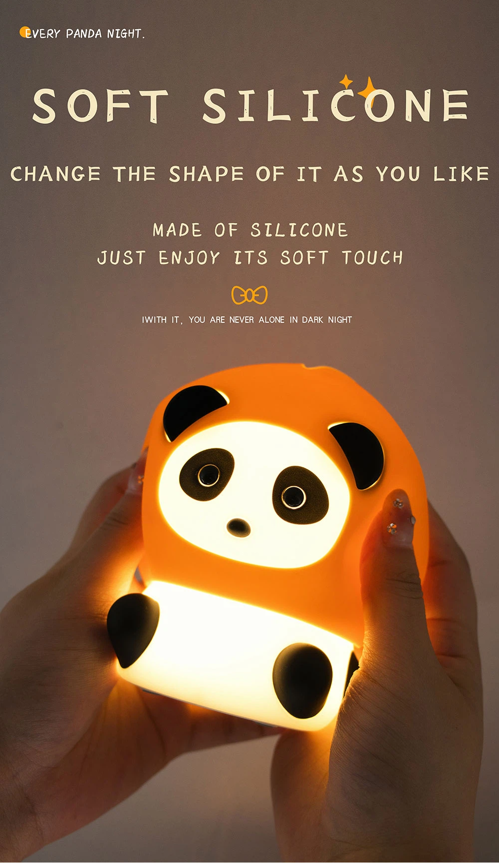 Silicone Night Light Bedside Lamp Silicone Night Light Bedside Lamp